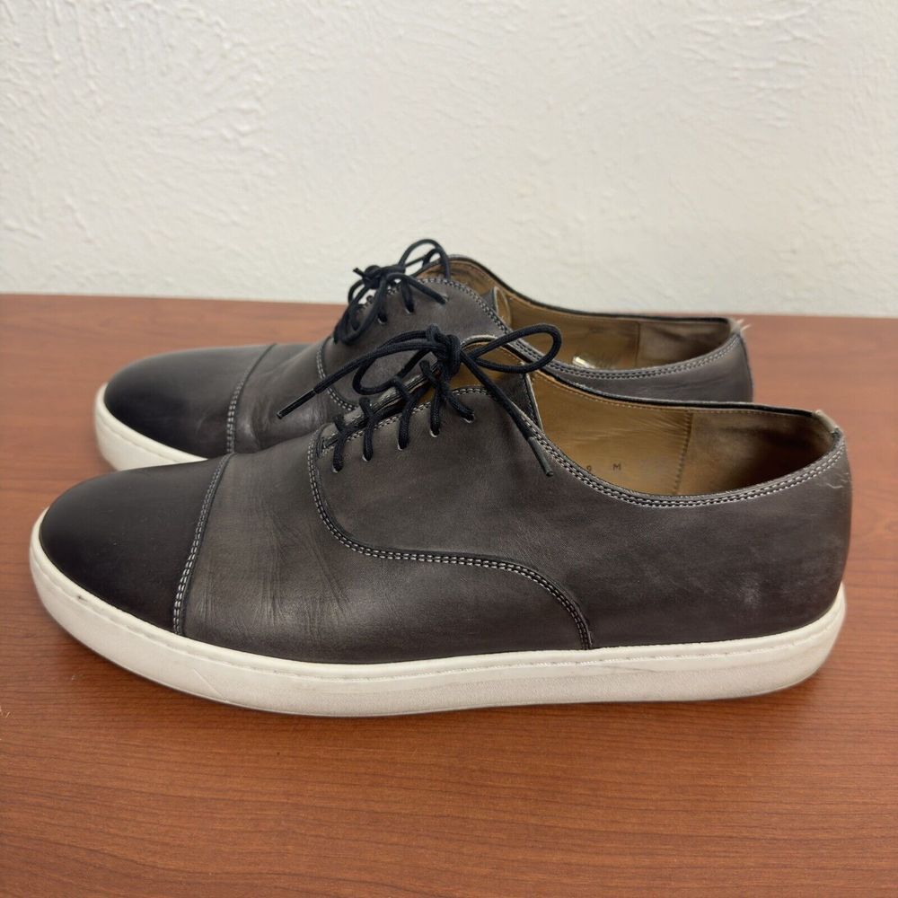 Magnanni Shoes Mens 9 Warwick Leather Oxford Lace Up Low Top Sneakers Portugal